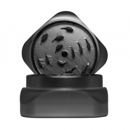 Grindere tutun si ierburi - Grinder metalic Krush Kube 2.0, Negru, 2 Parti, Ø55mm