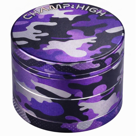 Grinder metalic, Champ-High, Camo, 4 Parti, Ø50mm [2]
