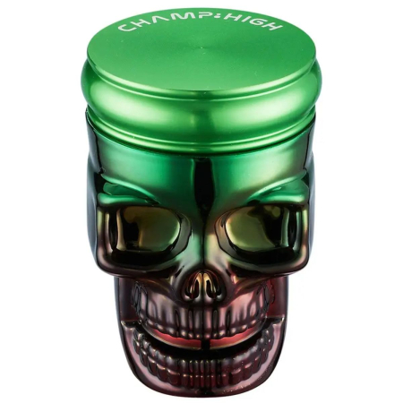 Grinder metalic, Champ-High, Skull Head, 3 Parti, Ø42mm [2]