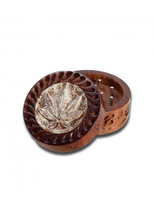 Grinder RoseWood 'Leaf', 2 Parti, Ø35mm [1]