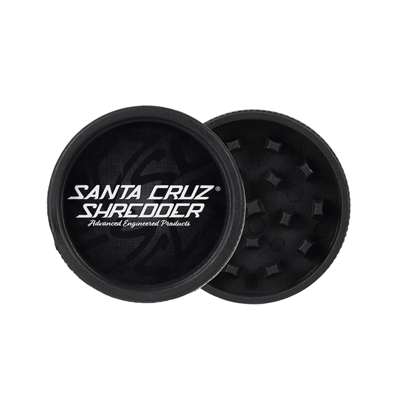 Grindere tutun si ierburi - Grinder 'Santa Cruz' din Canepa, Negru, 2 Parti, Ø55mm