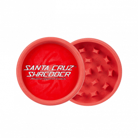 Grindere tutun si ierburi - Grinder 'Santa Cruz' din Canepa, Rosu, 2 Parti, Ø55mm