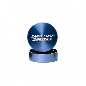 Grindere tutun si ierburi - Grinder metalic 'Santa Cruz' Medium, Albastru, 2 Parti, Ø53mm
