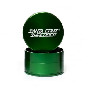 Grindere tutun si ierburi - Grinder metalic 'Santa Cruz' Verde, Large, 4 Parti, Ø70mm