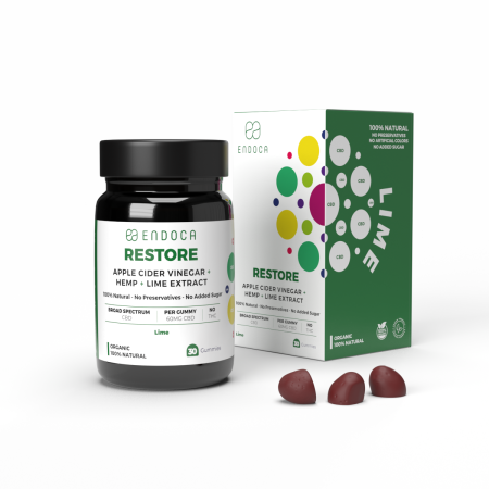 Jeleuri CBD, Endoca, RESTORE, Lime, 1200mg [1]