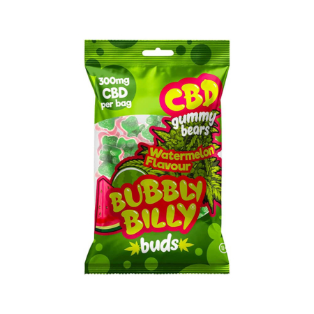 Ulei de canabis - Jeleuri CBD, Bubbly Billy Buds, Pepene Rosu, 300mg