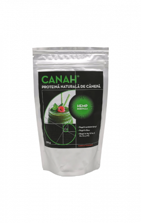 Faina & Pudra Proteica de canepa - Pudra proteica de canepa, CANAH, 300g