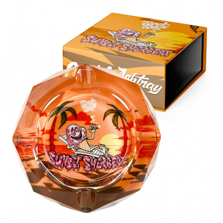 Accesorii - Scrumiera Best Buds, Sticla, Sunset Sherbet