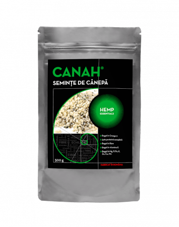 Seminte de canepa - Seminte decorticate de canepa, CANAH, 500g