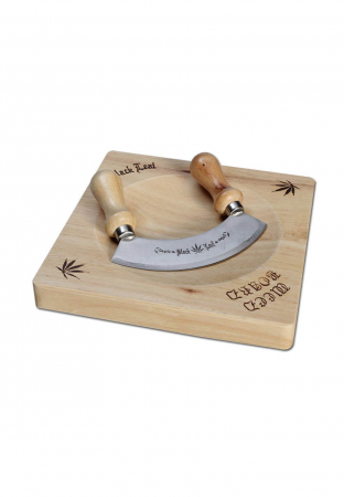 Grindere tutun si ierburi - Tava cu cutit Black Leaf