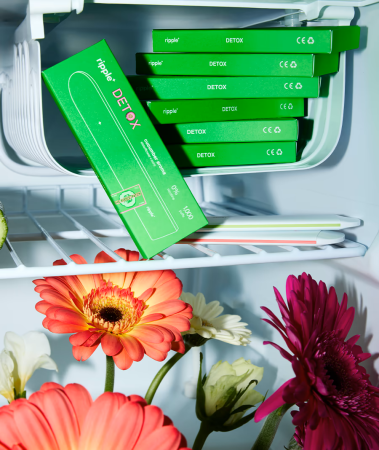 Tigara electronica, Ripple+, DETOX, Castravete, fara nicotina, 1000 pufuri [3]