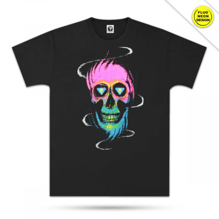 Tricouri - Tricou Fluorescent Skull