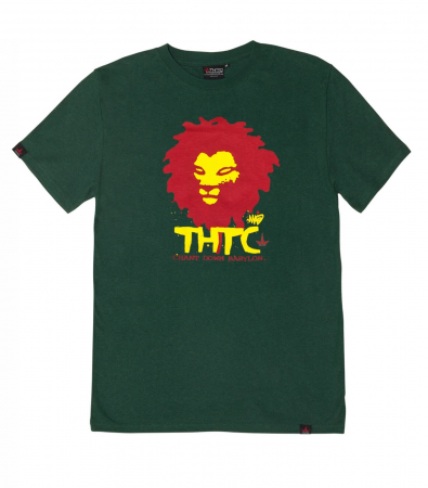 Tricouri - Tricou THTC Chant Down Babylon - Canepa/Bumbac - Verde