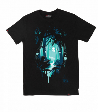 Tricouri - Tricou THTC Deep Forest - Canepa/Bumbac - Negru
