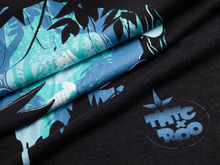 Tricou THTC Deep Forest - Canepa/Bumbac - Negru [2]