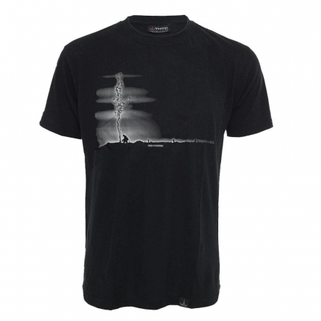 Tricouri - Tricou THTC Herb N Warrior - Canepa/Bumbac - Negru