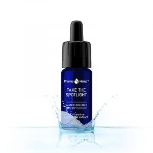 Ulei CBD 5%, 500mg, Solubil in Apa + L-teanina + Extract Ceai Verde, Take The Spotlight, Full Spectrum, 10ml [1]
