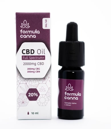 Ulei de canabis - Ulei de Canabis CBD 20%, 2000mg, Premium Full Spectrum+, 10ml