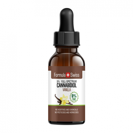 Ulei de canabis - Ulei CBD 3-30%, Premium, Vanilie, 10ml