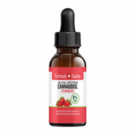 Ulei de canabis - Ulei CBD 3-30%, Premium, Capsuni, 10ml