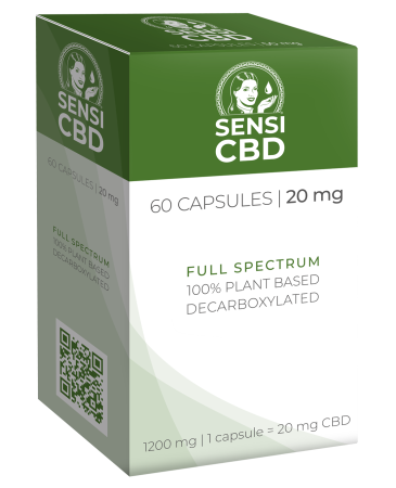 Ulei de canabis - Ulei de Canabis CBD, 60 capsule, 1200mg