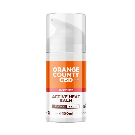 Cosmetice CBD - Balsam CBD, 2000mg, Orange County CBD, Active Heat Balm, 100ml