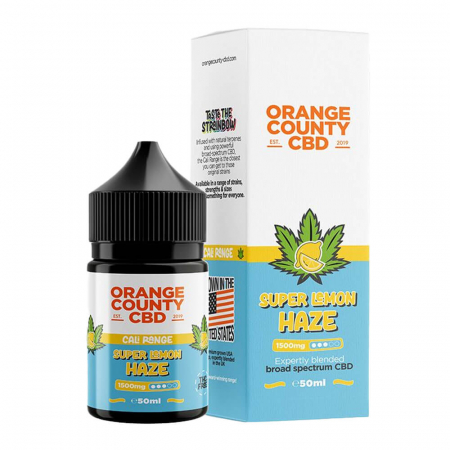 E-Lichid CBD - E-Lichid CBD 3%, Orange County CBD Cali E-Liquid Super Lemon Haze, 1500mg, 50ml