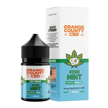 E-Lichid CBD - E-Lichid CBD 3%, Orange County CBD Cali E-Liquid Kush Mint, 50ml