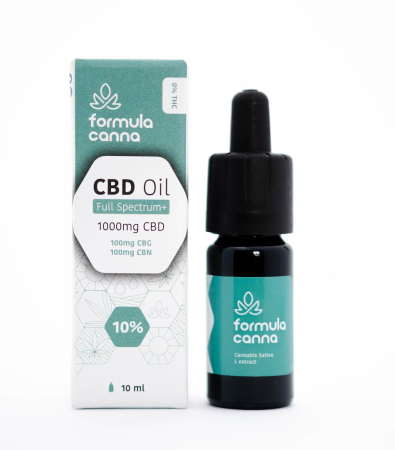 Ulei CBD - Ulei de Canabis CBD 10%, 1000mg, Premium Full Spectrum+, 10ml