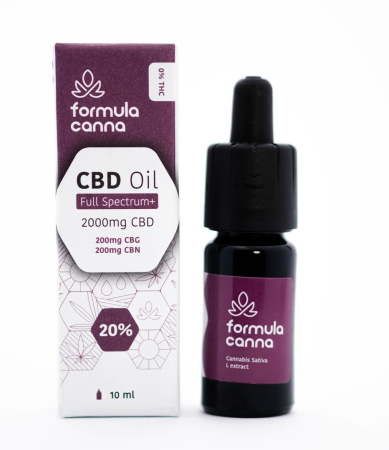Ulei CBD - Ulei de Canabis CBD 20%, 2000mg, Premium Full Spectrum+, 10ml