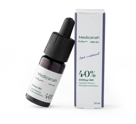 Ulei CBD - Ulei de Canabis CBD 40%, 4000mg, Full Spectrum, Premium, 10ml