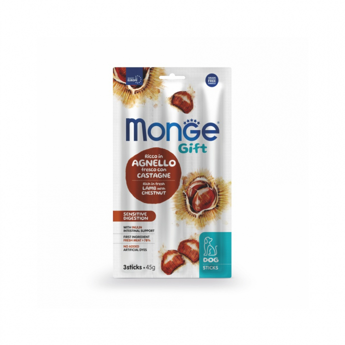 5427 MONGE D GIFT STICKS SENS DIGESTION LAMB CHESTNUT 45GR [1]