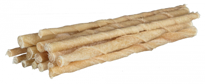 Rulou Din Piele Uscata, Rasucit, 12 cm/ 5-6 mm, 100 buc/set, 2615 [2]