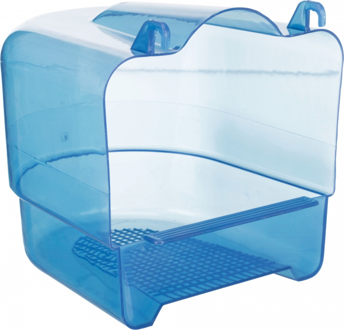 Cadita Acoperita Pentru Pasari, Plastic, Semicerc, 15x16x17 cm, Diverse Culori, 54032 [1]