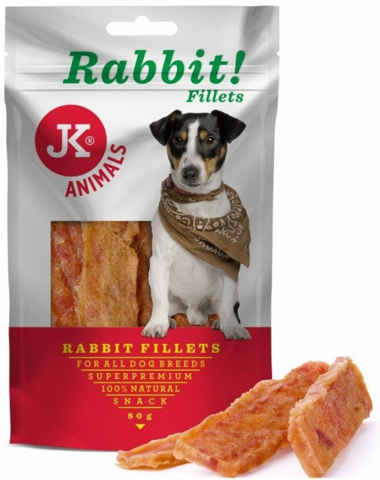 Carnita de iepure fasii 80 g/pac Jk [1]