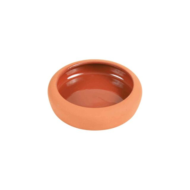 Castron Ceramic Pentru Hamsteri, 125 ml/10 cm, Teracota, 60670 [1]
