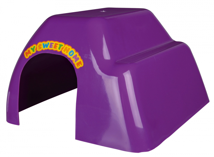 Casuta Pentru Porcusori De Guineea/Iepuri Pitici, Plastic, 29x19x33 cm, Diferite Culori, 61343 [1]