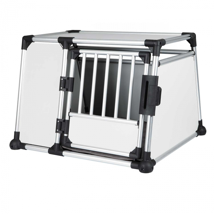 Cusca De Transport, Aluminiu, L: 93x64x81 cm, Pana la 40 kg, Argintiu/Gri, 39343 [2]