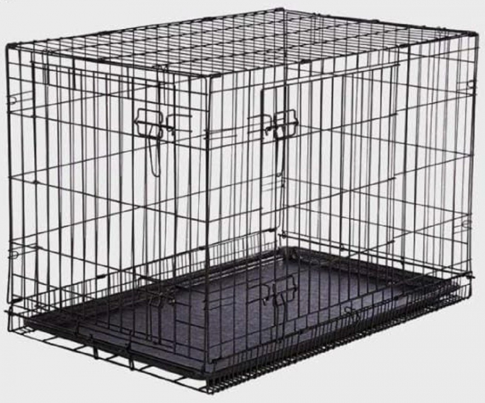 Cusca metalica cu tava pvc 76 x 46 x 53 cm [1]