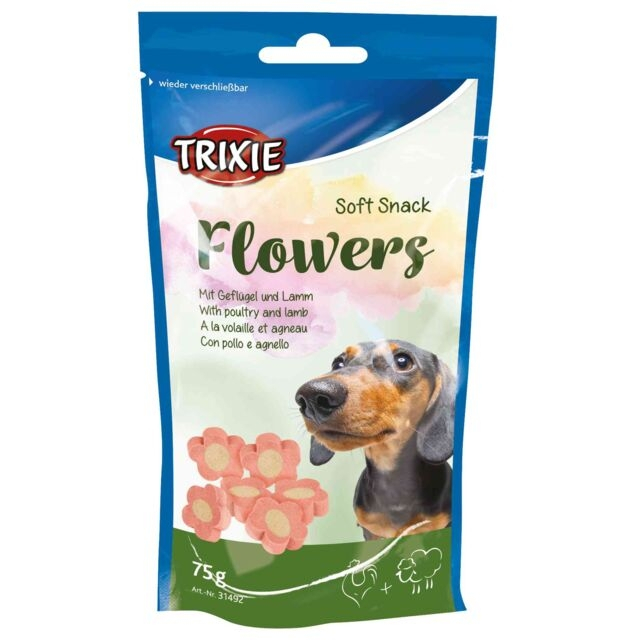 (-20%) Recompense Pentru Caini, Soft, Floricele Cu Miel Si Pui, 75 g, 31492 [2]