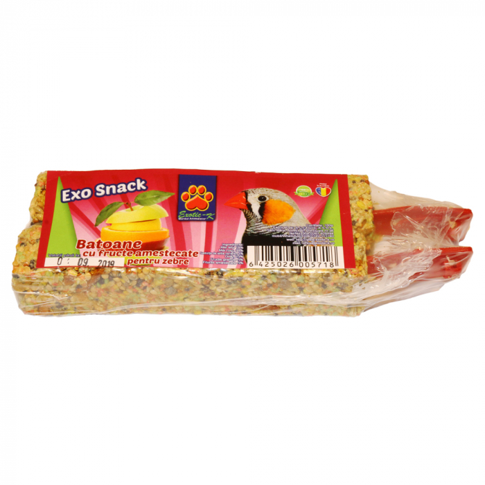 Exo Baton pentru Zebre Australiene cu Mix de Fructe 2 buc (641070 [1]