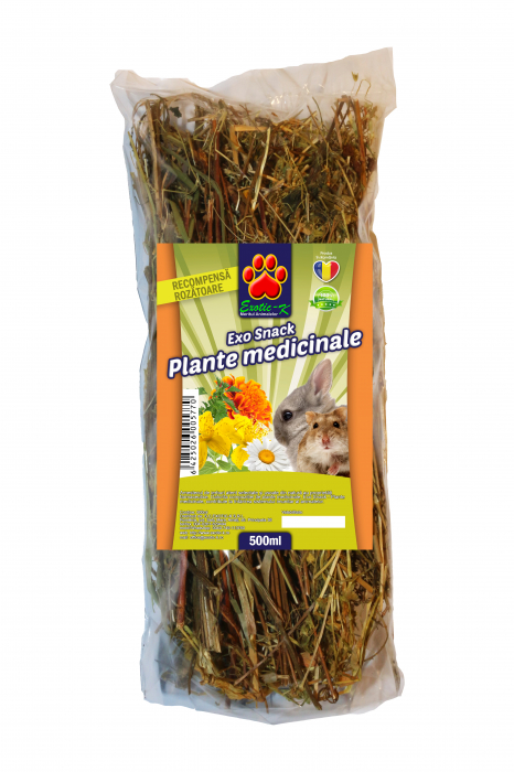 Exo Deliciu pentru Rozatoare Din Plante Medicinale Uscate 500 ml [1]