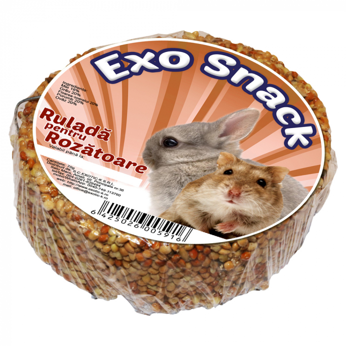 Exo Snack Rulada pentru Rozatoare 130 g [1]