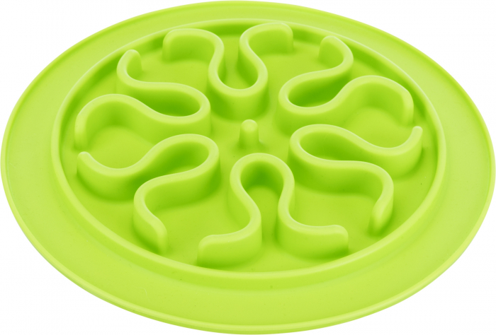 Farfurie Pentru Hranire Lenta, Silicon, 24 cm, Diferite Culori, 25035 [2]