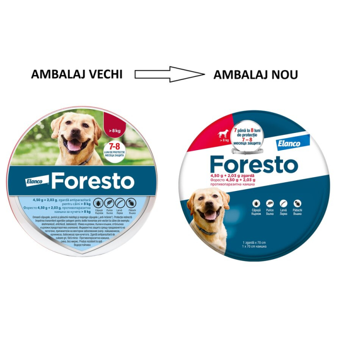 Foresto L Zgarda Antiparazitara pentru Caini peste 8kg [2]