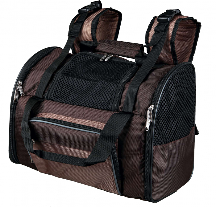 Rucsac De Transport, Shiva, 41x30x21 cm, Pana la 8 kg, Maro/Bej, 28871 [2]