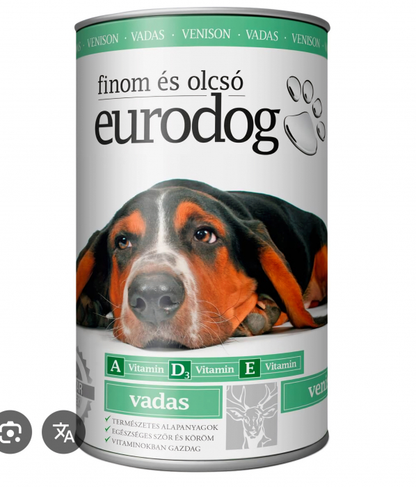 Conserva pentru Caini Euro Dog Vanat 1240 g [1]