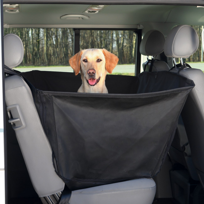 Husa Protectie Bancheta Auto, Cu Parti Laterale, 1.50x1.35 m, Negru, 1348 [2]