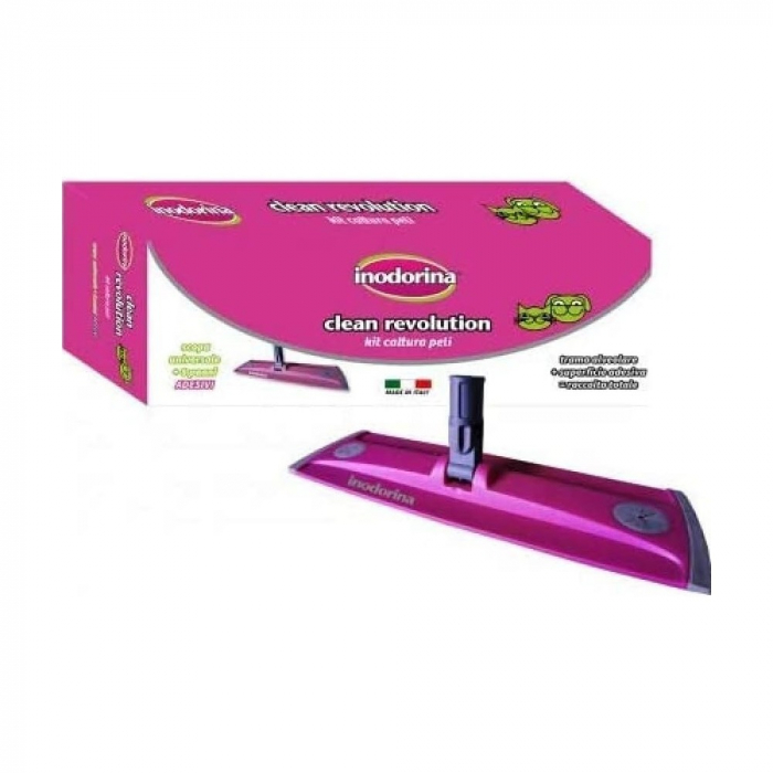 Inodorina Clean Revolution kit perie + 8 lavete cadou [1]