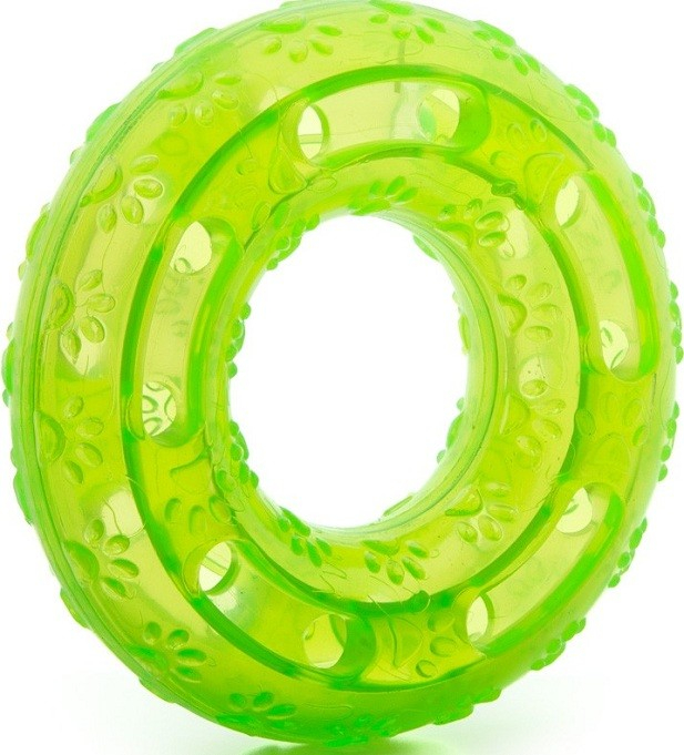 Jucarie cerc TPR dental green 12 cm [1]